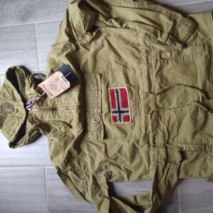 Geographical Norway 100% cotton anorak hoodie